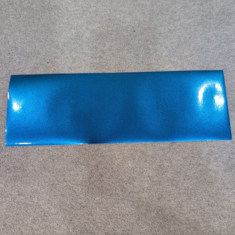 3M 1080 Gloss Metallic Blue Vinyl Wrap 4pc 12×4 Car Accent Strips - Picture 3 of 5